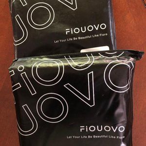 FIOUOVO Textured Farmhouse Throw Pillow Covers 18x18 (set of 4) - NWT